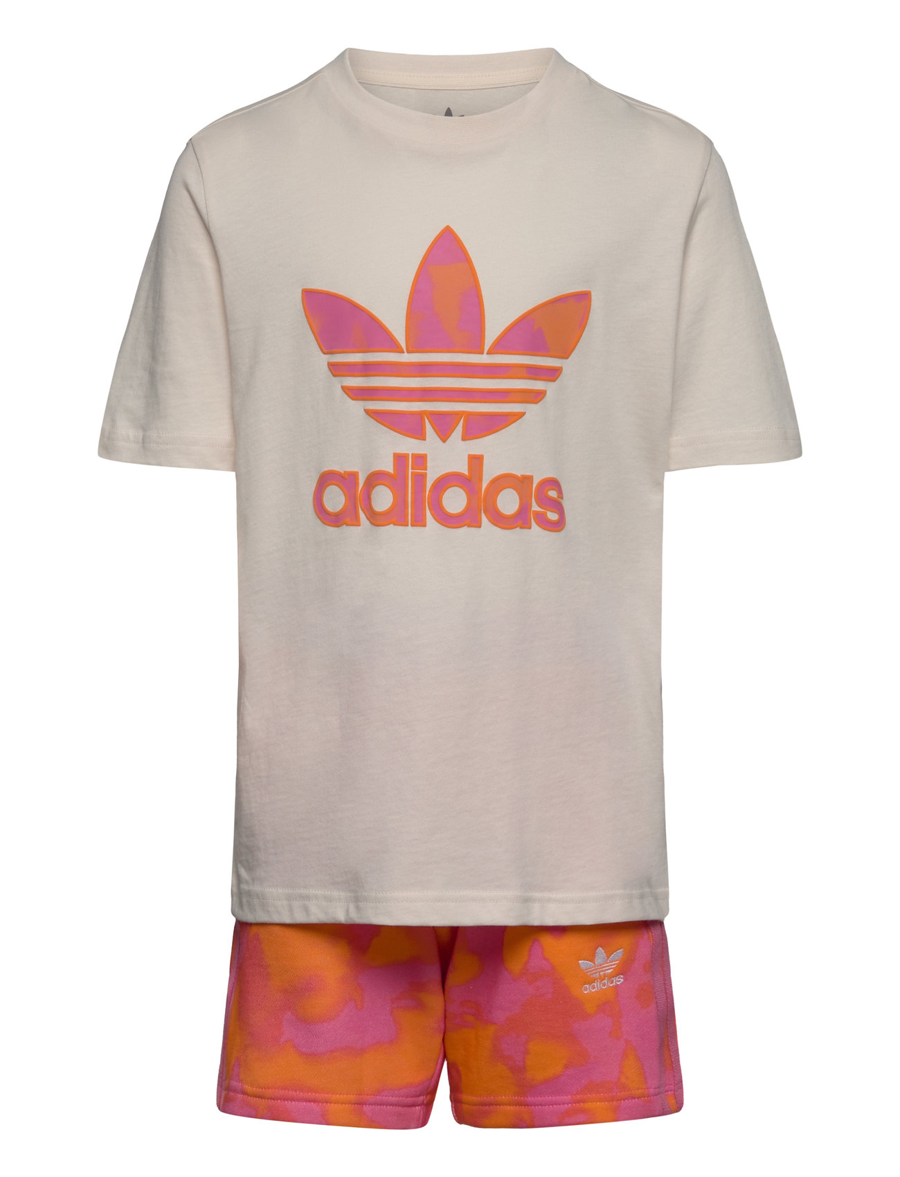Short Tee Set Sport Sets With Short-sleeved T-shirt Beige Adidas Originals