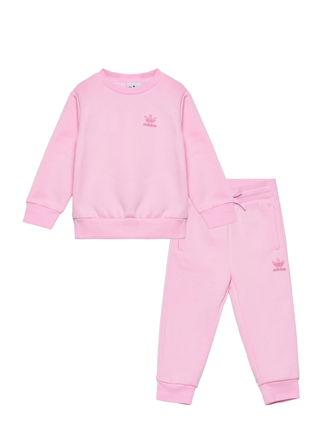 Crew Set Sport Sweatsuits Pink Adidas Originals
