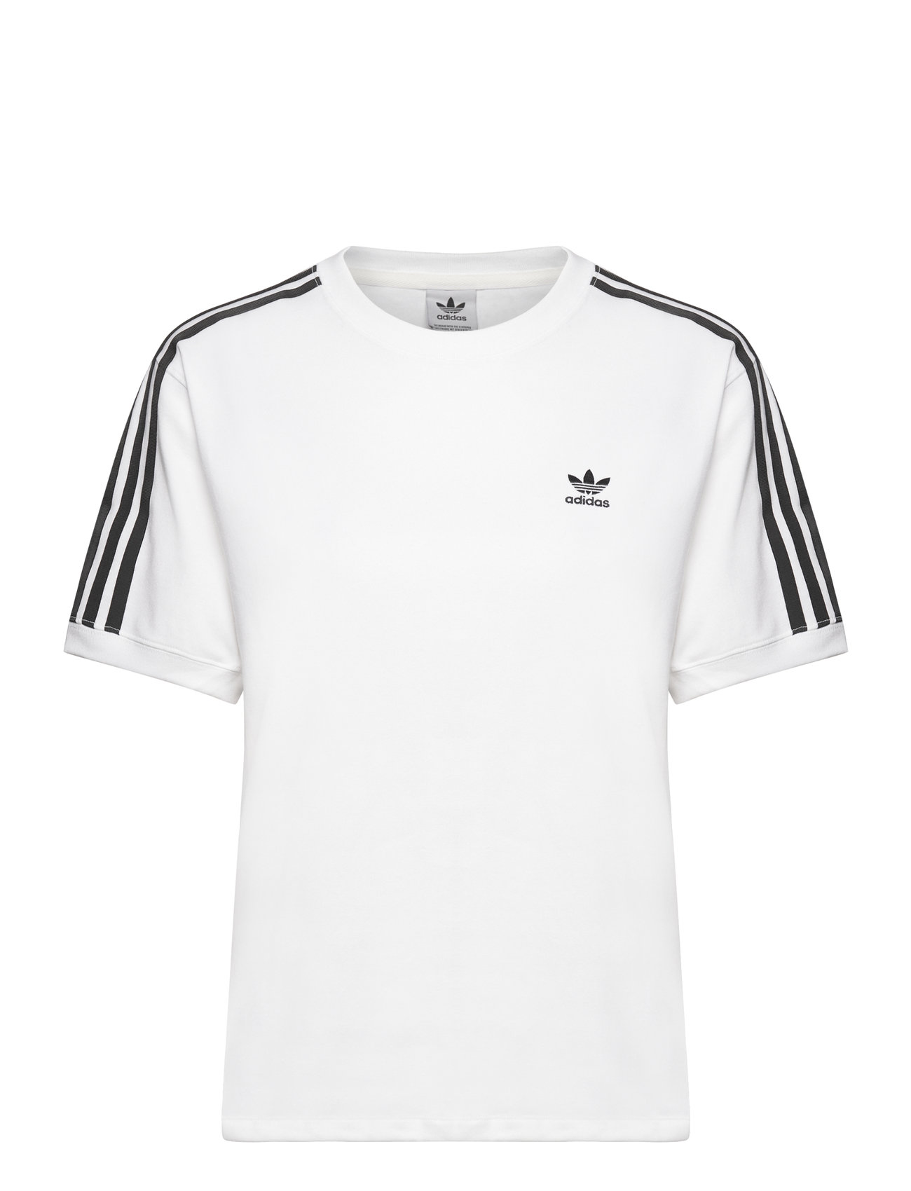 Adidas Originals 3 Stripe Tee Vit