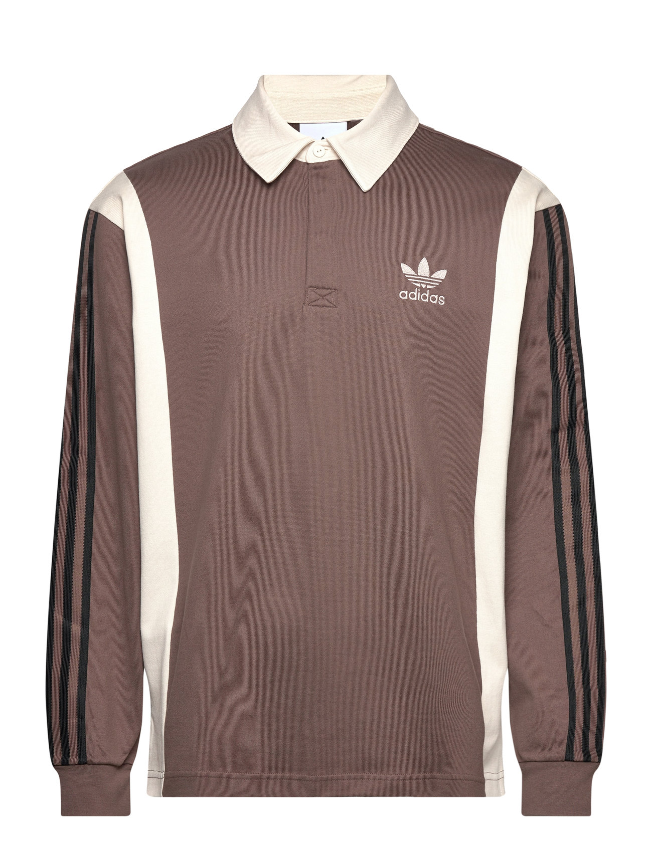 Rugby Shirt Sport Polos Long-sleeved Brown Adidas Originals