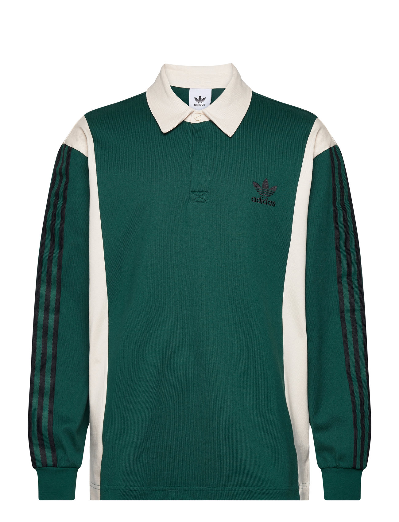 Rugby Shirt Sport Polos Long-sleeved Green Adidas Originals