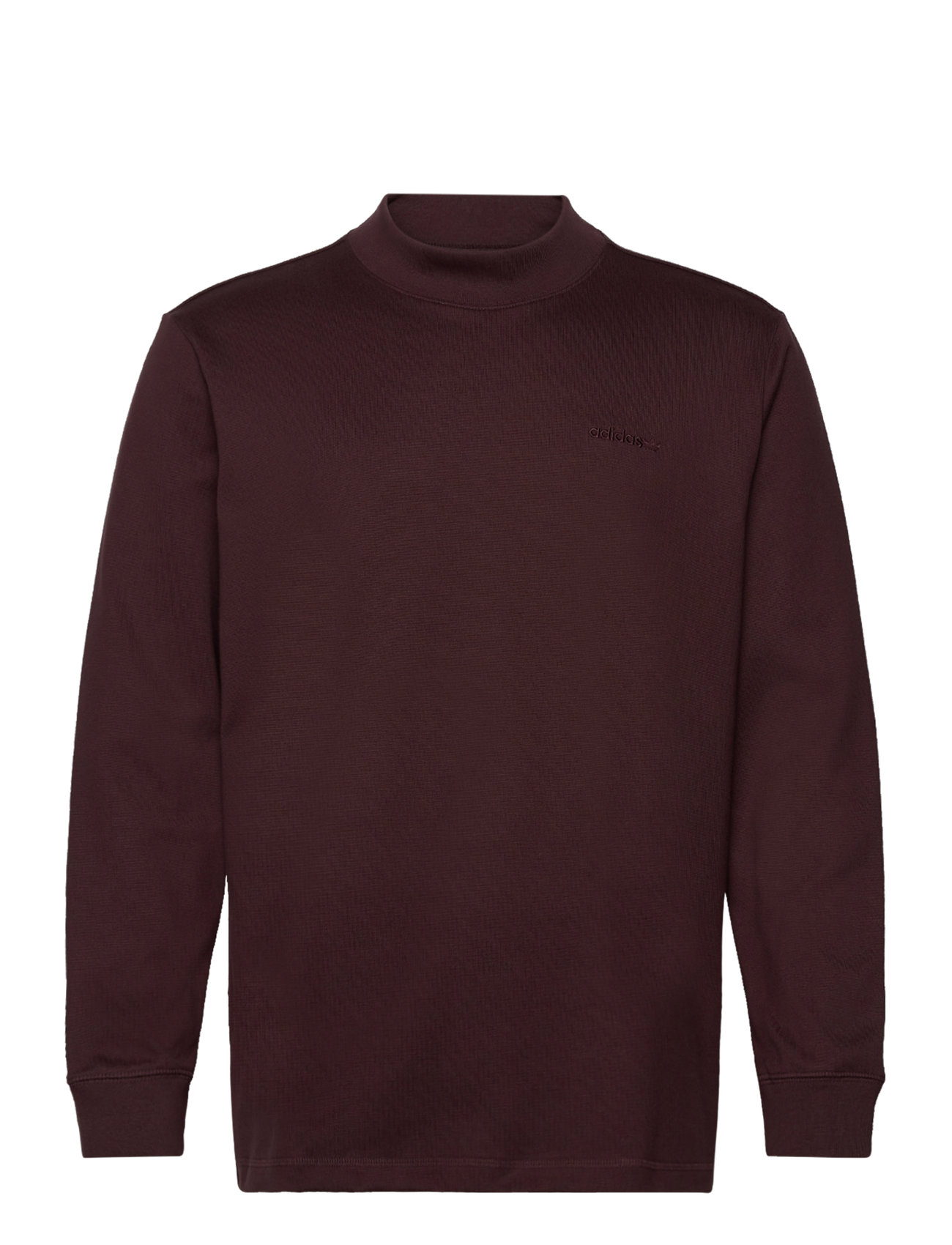 Adidas Originals Long Sleeve Mock Neck Tee Brun