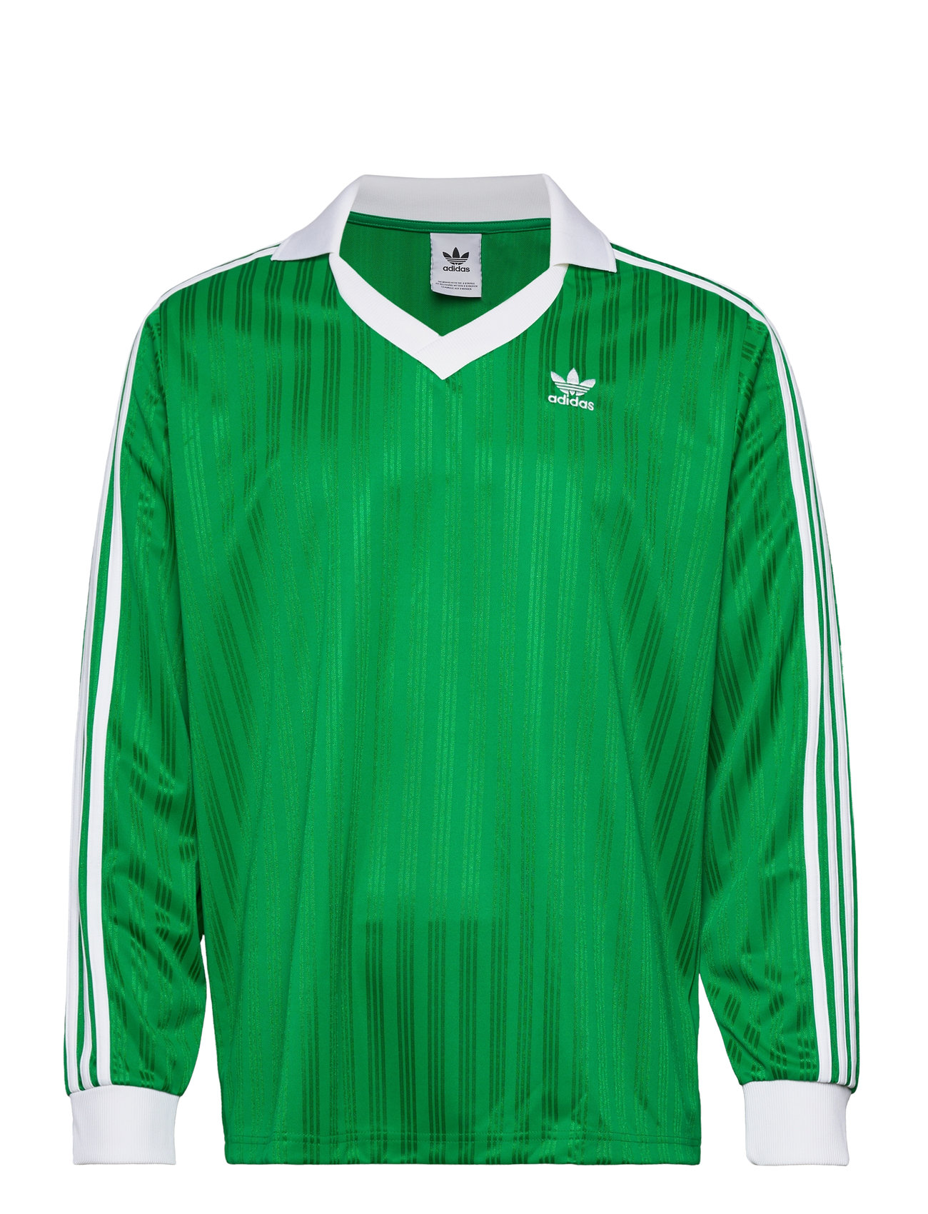 Adidas Adicolor Pique Football Ls Sport Sport Clothing Sport Tops Sport Long Sleeved Tops Green Adidas Originals