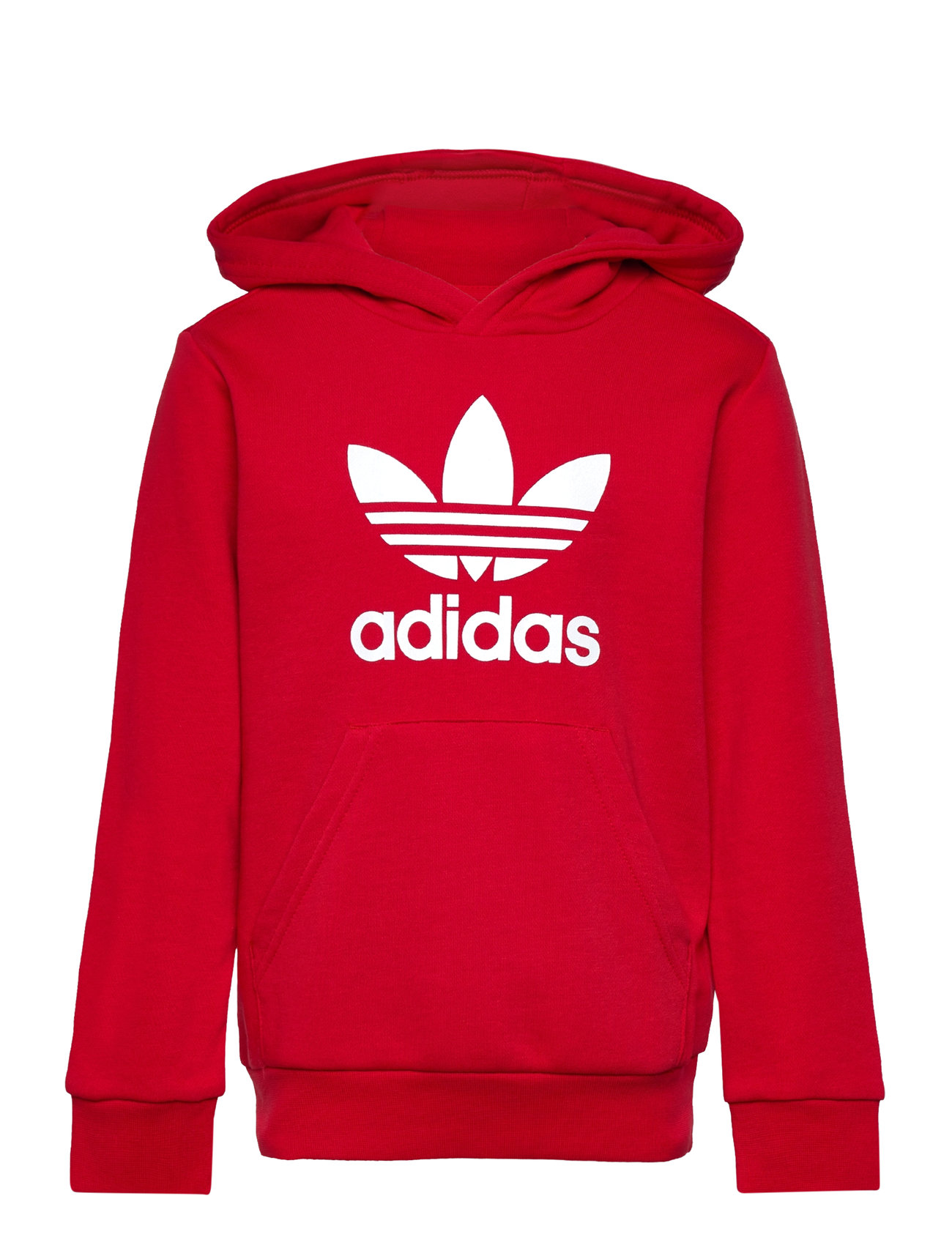 Trefoil Hoodie Tops Sweatshirts & Hoodies Hoodies Red Adidas Originals