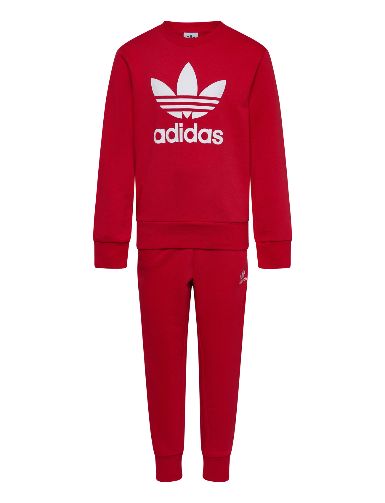 Adidas Originals Trefoil Crew Se Röd