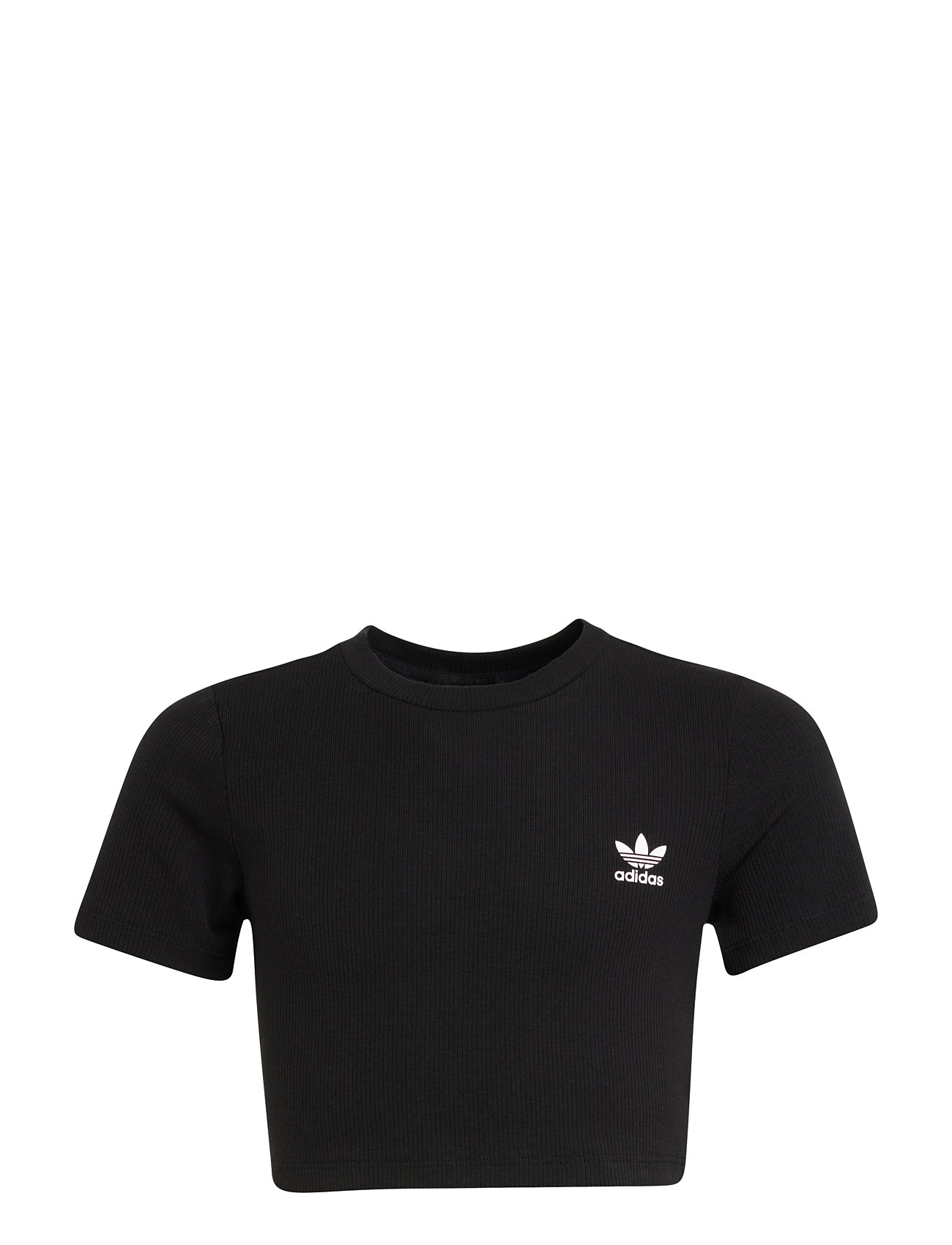 ADIDAS ORIGINALS Rib Crop Tee Schwarz - 152 - Kinder