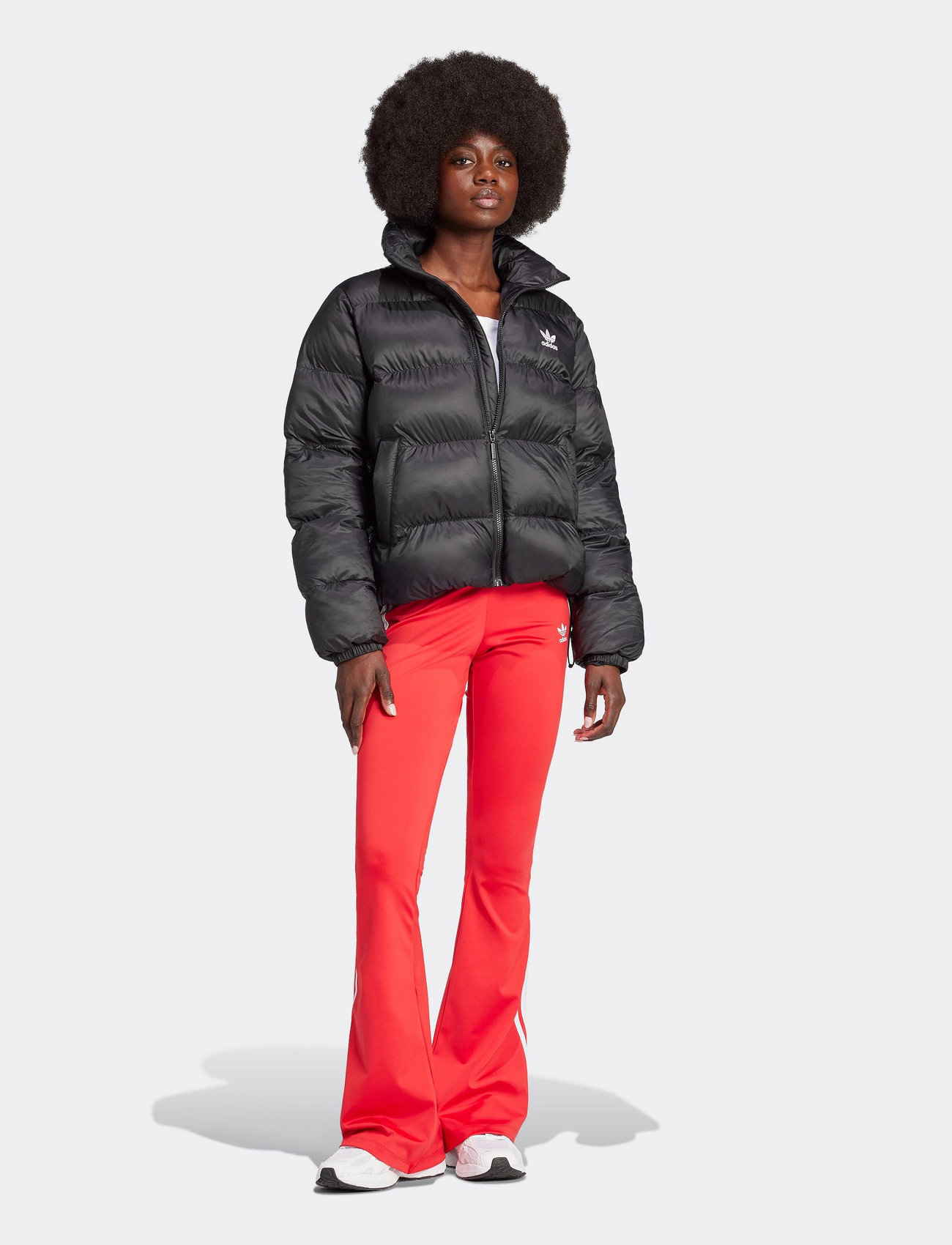 adidas Originals Short Puffer, L, Black, Sport Jackets > Sport Padded Jackets, Dame