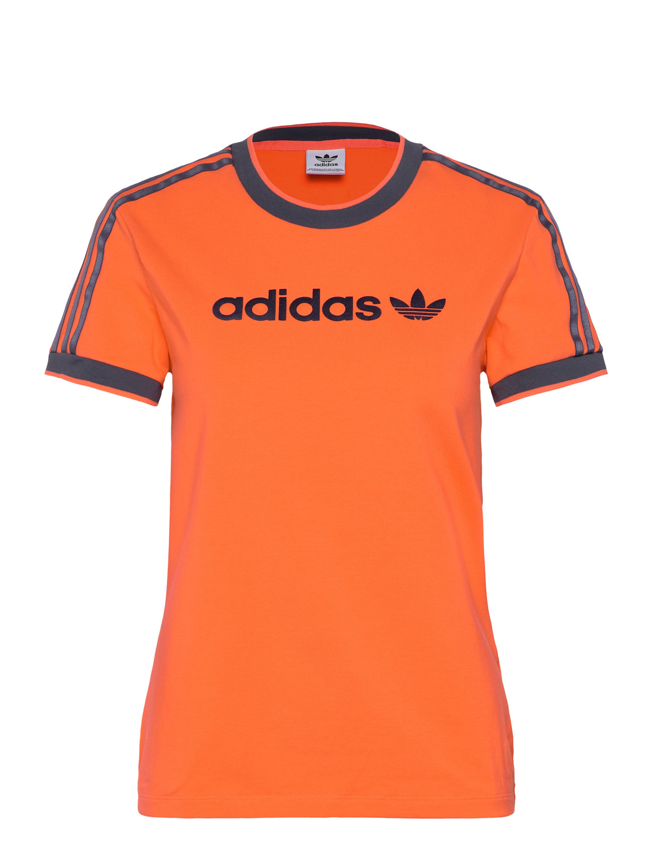 ADIDAS ORIGINALS Linear Cali Tee Orange - XS - Damen