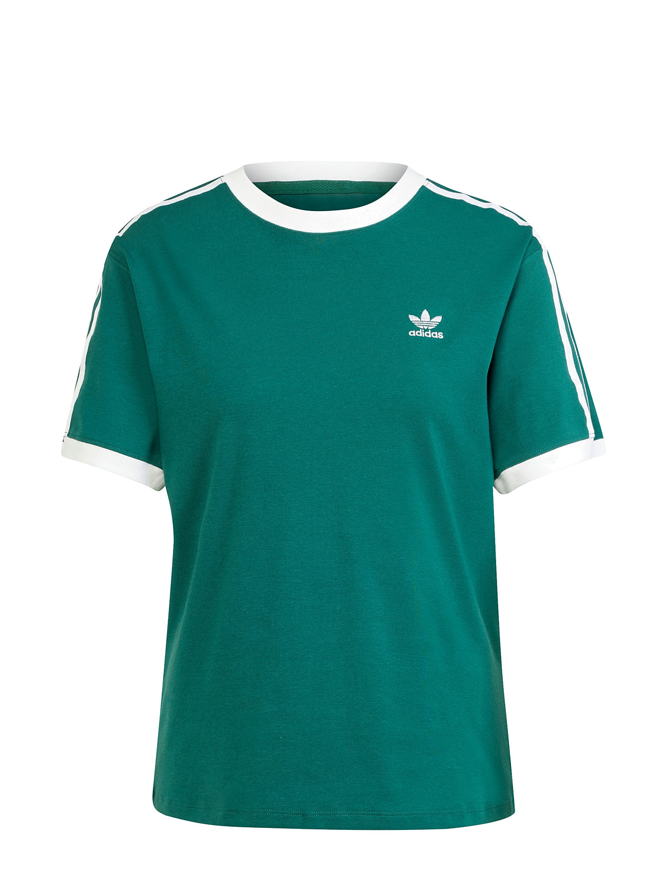 Adidas Originals 3 Stripe Tee Grön