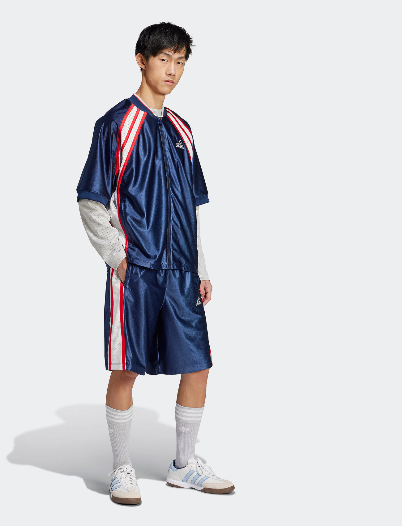 adidas Originals Cutline Short, L, Navy, Sport Shorts > Sport Casual Shorts, Herre