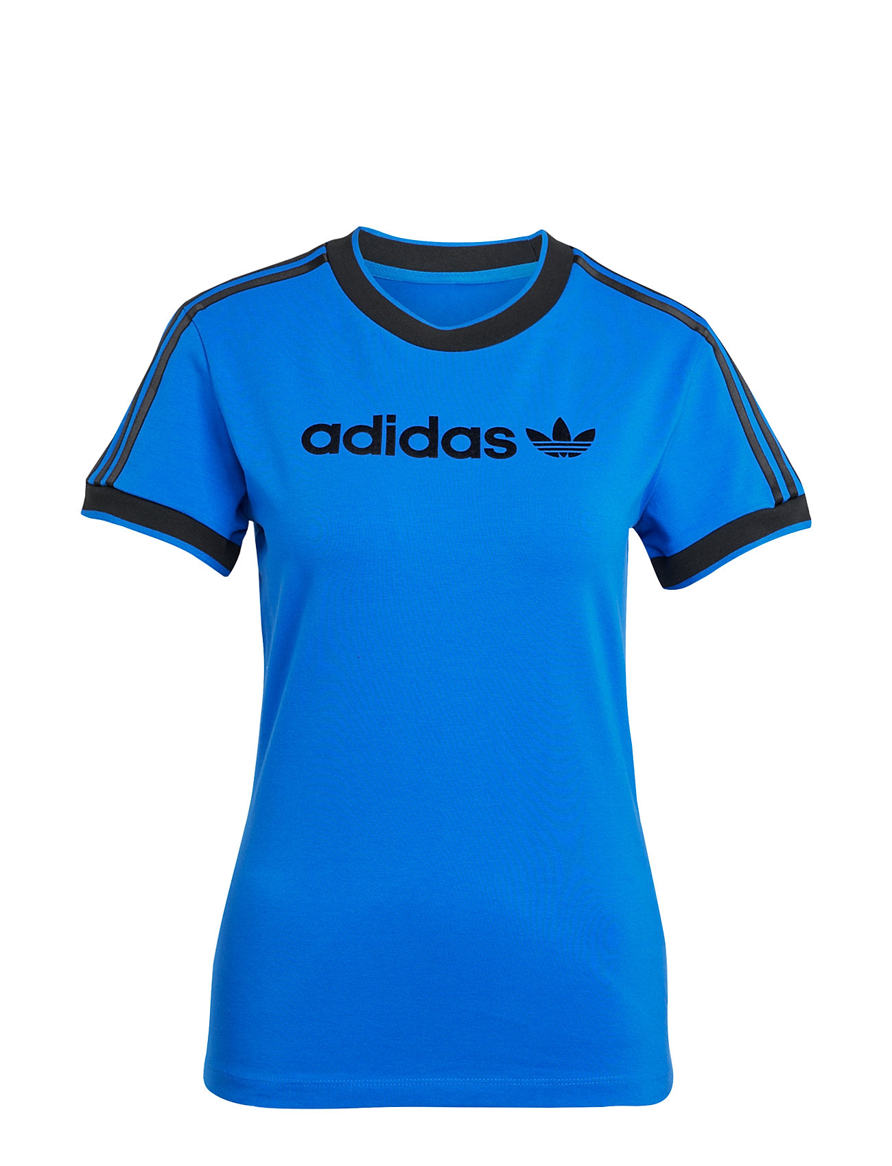 ADIDAS ORIGINALS Linear Cali Tee Blau - XS - Damen