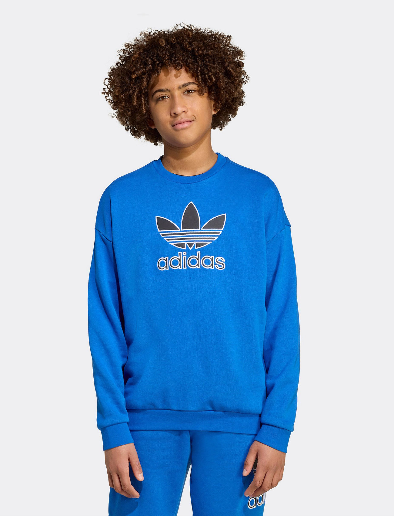 adidas Originals Trefoil Crew, 170, Blue