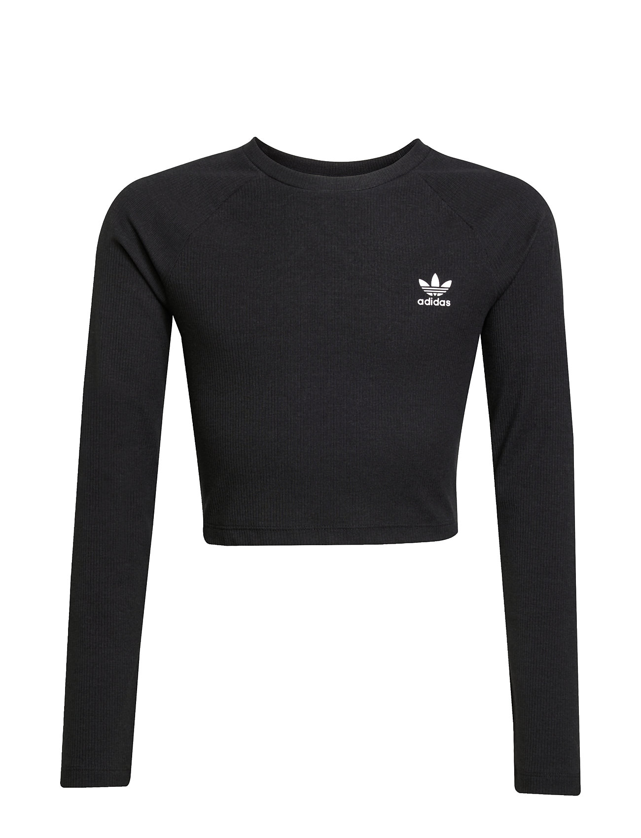 ADIDAS ORIGINALS Rib C Ls Tee Schwarz - 164 - Kinder