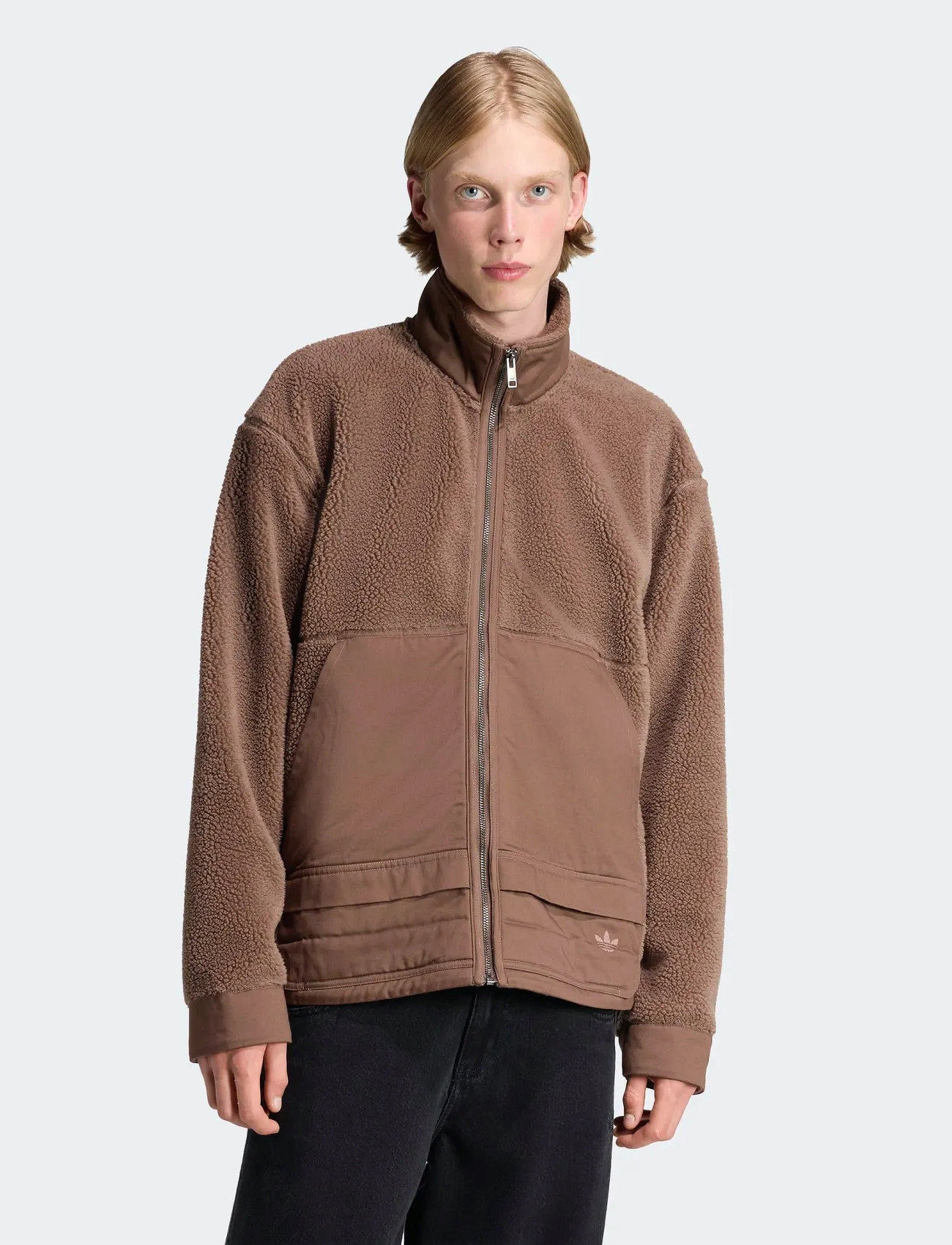 adidas Originals P Ess Fleece, XS, Brown, Sport Fleeces & Midlayers > Sport Fleeces, Herre