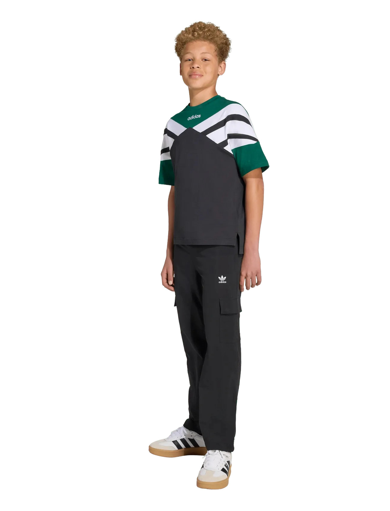 adidas Originals Oh Woven Cargo, 164, Black, Underdele > Joggingbukser, Børn