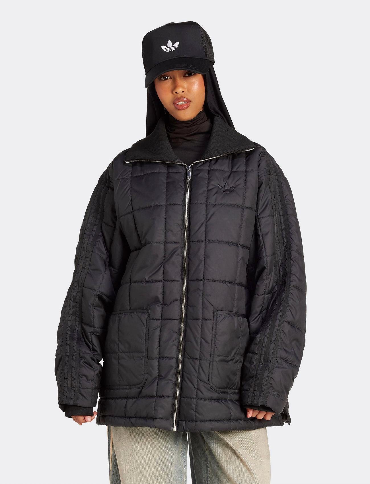 adidas Originals Quilted Jkt, XL, Black, Sport Jackets > Sport Padded Jackets, Dame
