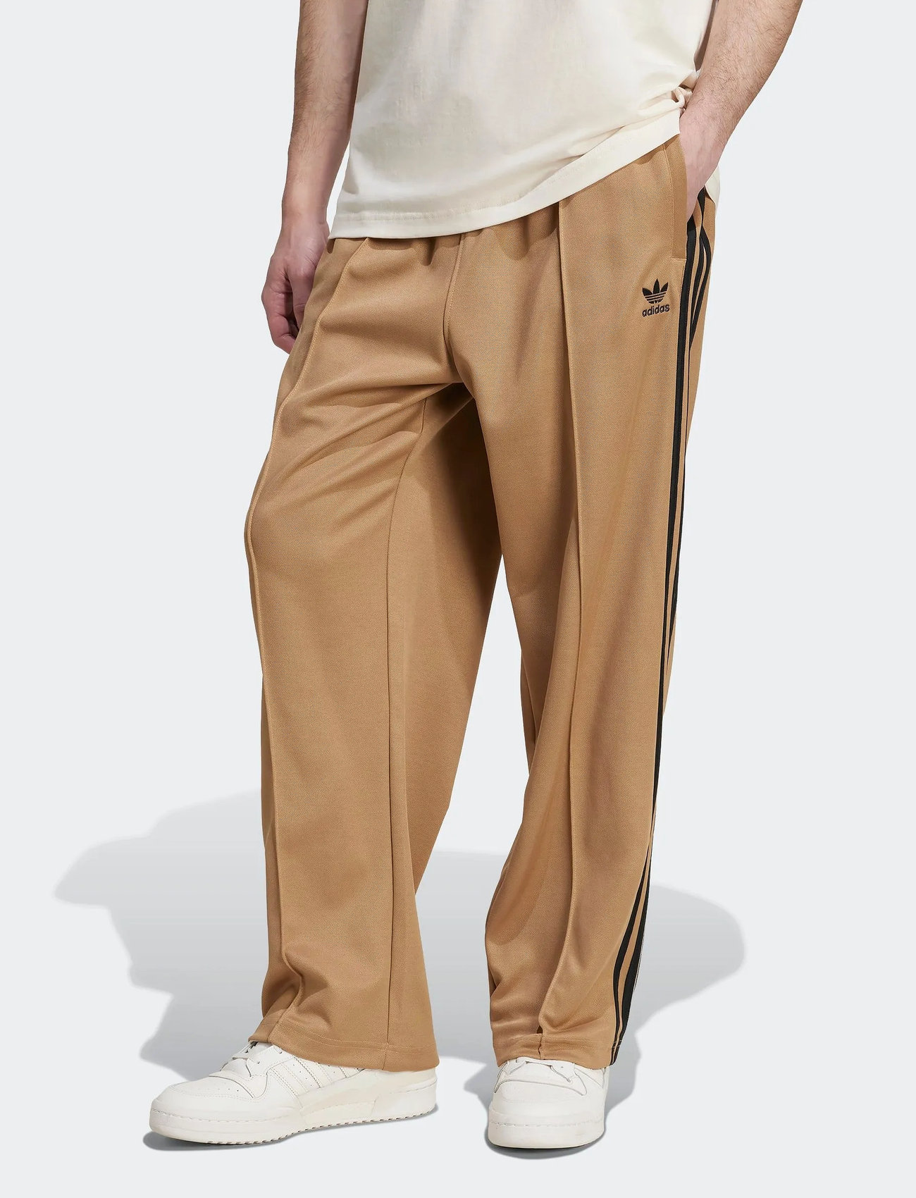 adidas Originals Baggy Tp, XL, Beige, Sport Pants > Sport Training Pants, Herre