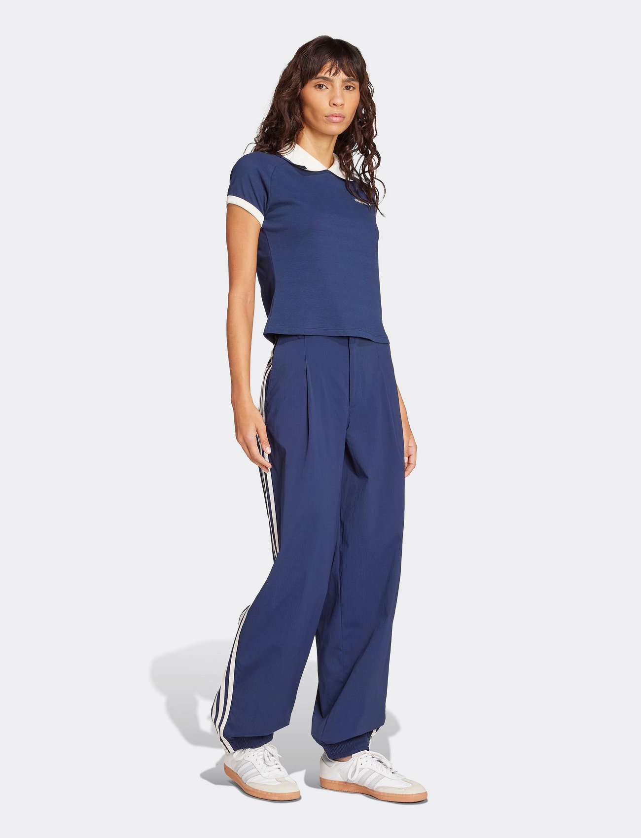 adidas Originals Short Polo, XS, Blue, Sports Overdele & T-shirts > Sport Polos, Dame