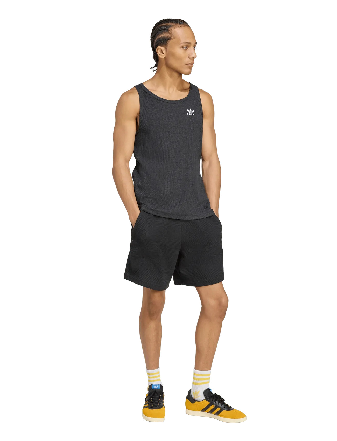 adidas Originals Ess Tank, XL, Black, Sport Overdele > Sport Tank Overdele, Herre
