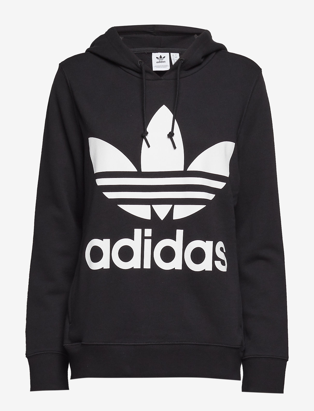 adidas originals trefoil hoodie black