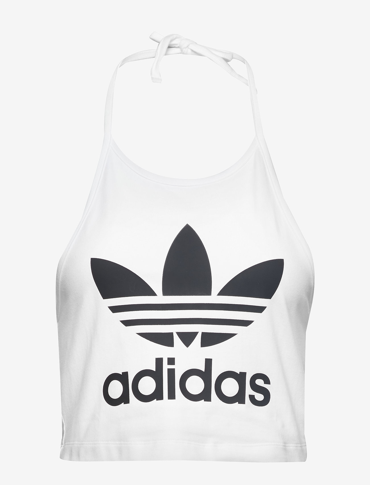 adidas trefoil tank white