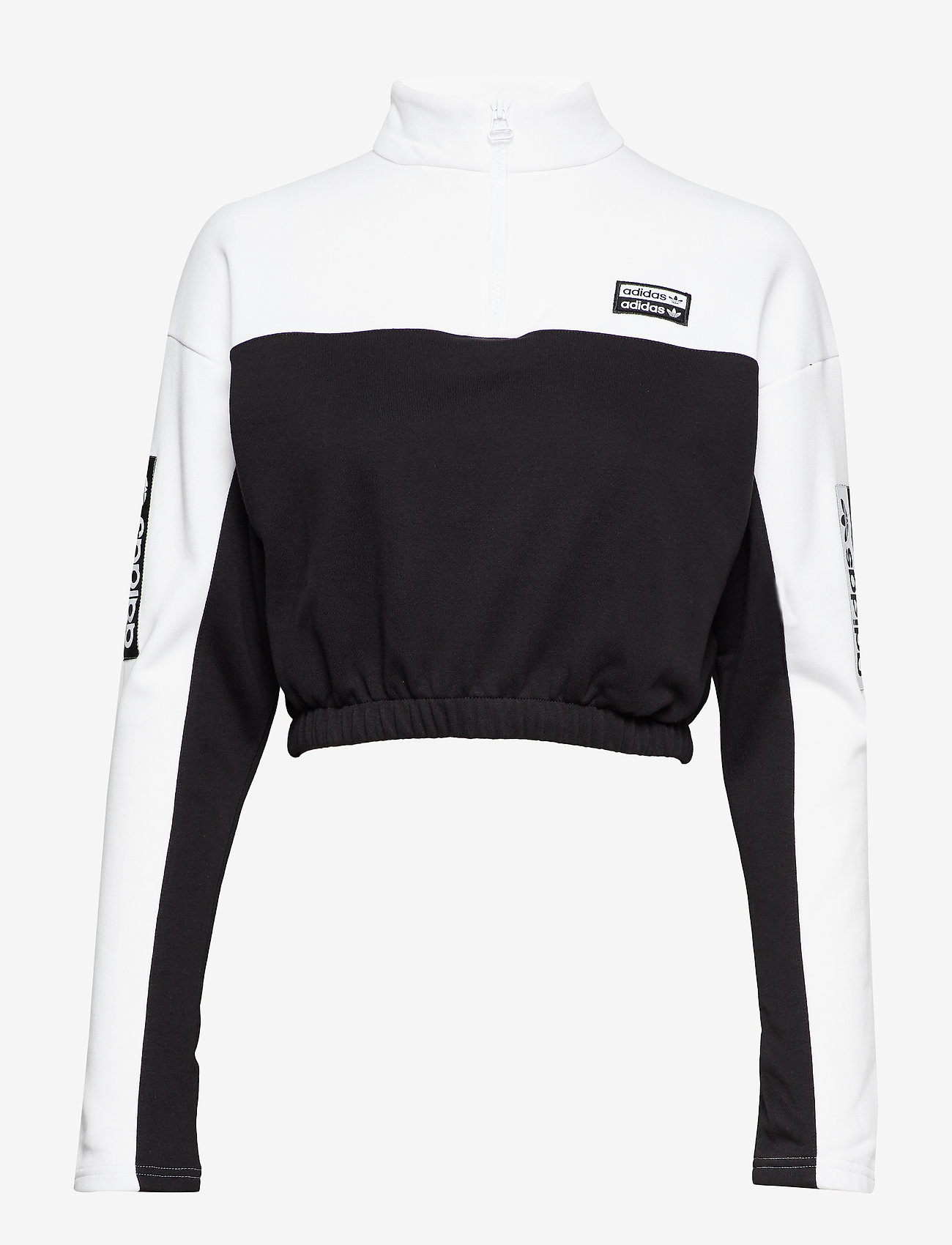 adidas white and black sweater
