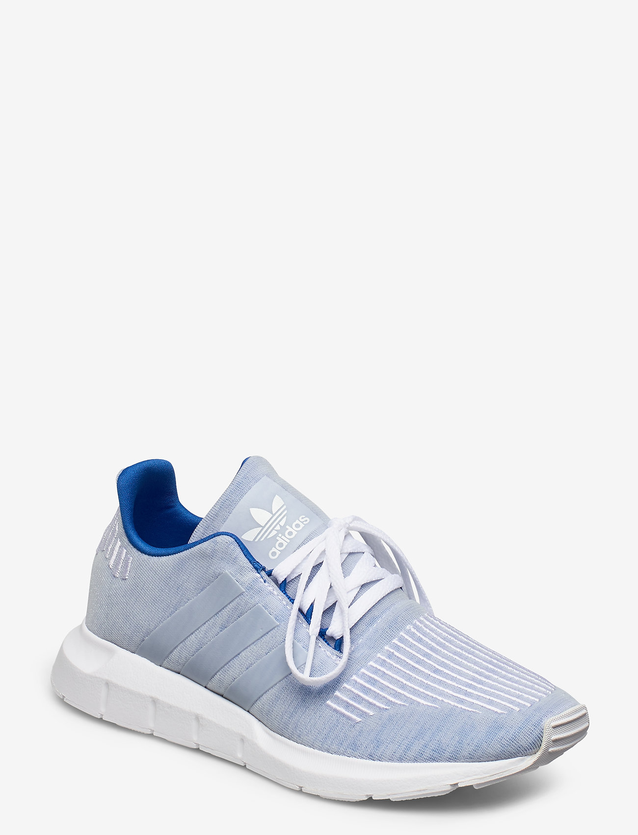 adidas swift run blue & white shoes
