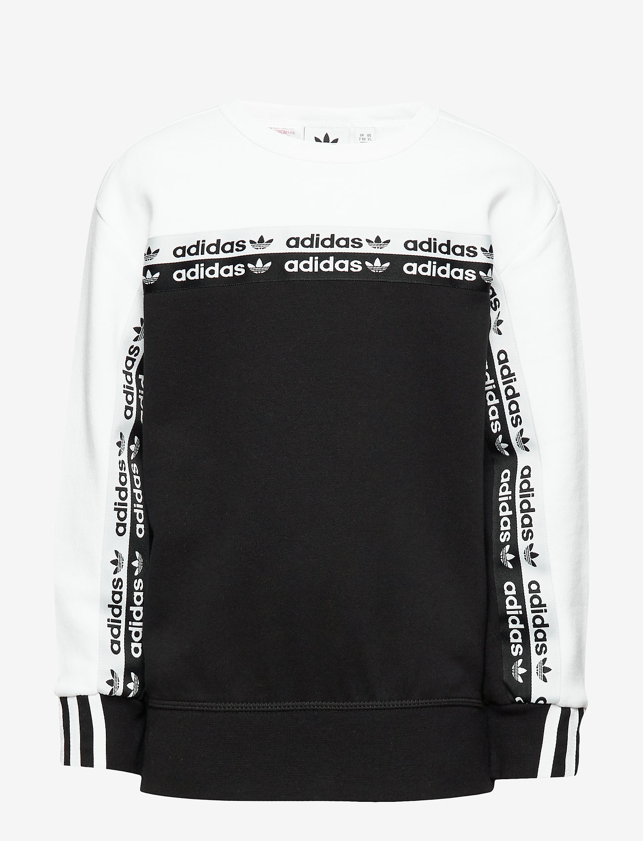 adidas originals crew sweatshirt black