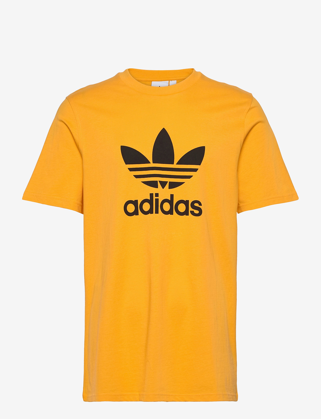 adidas trefoil t shirt yellow