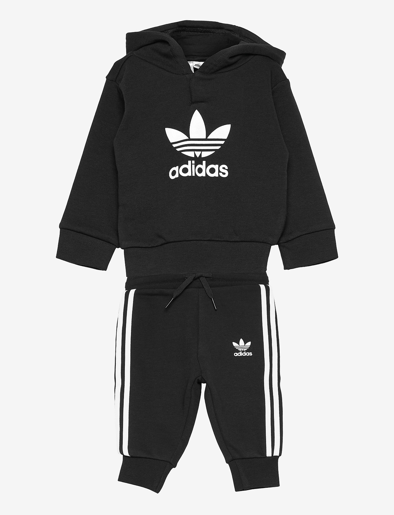 adidas Originals - HOODIE SET - sweatsuits - black/white - 0