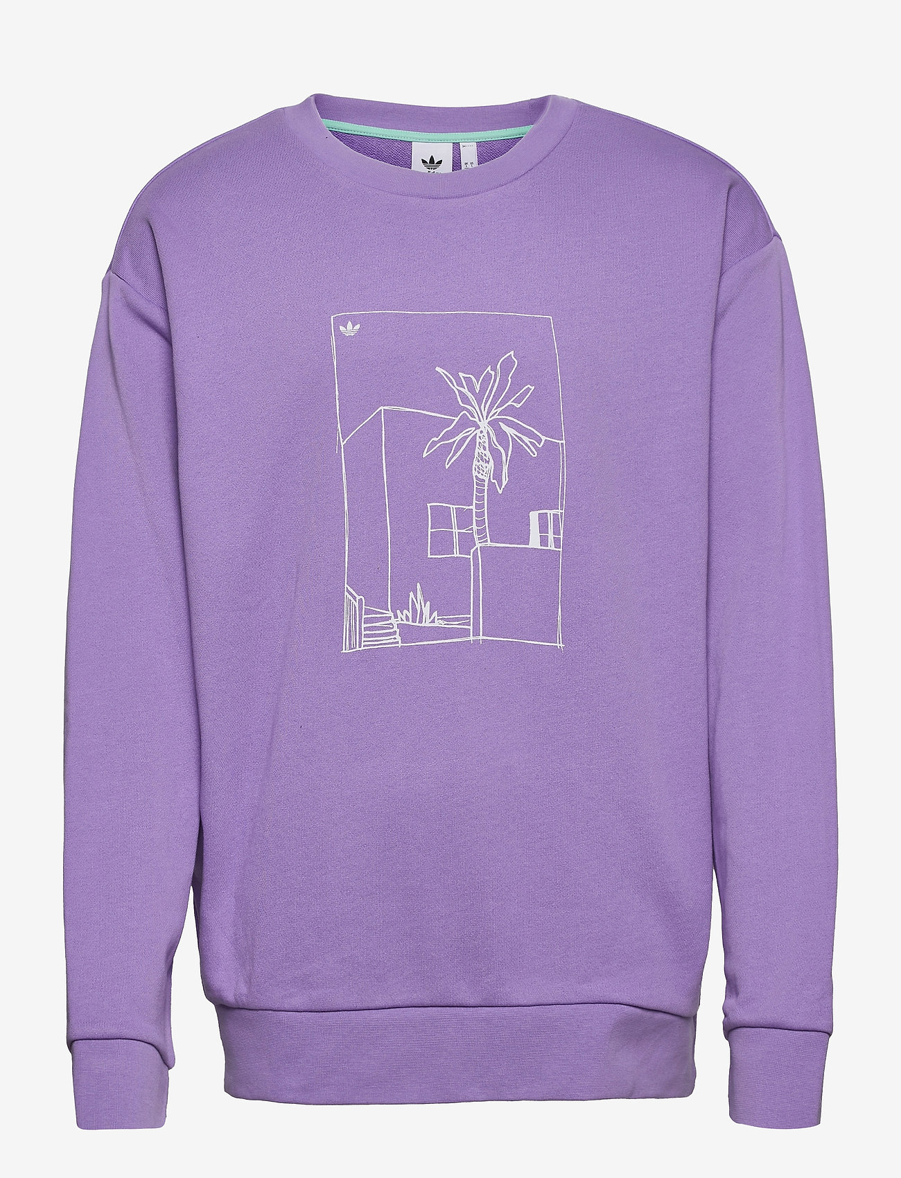 Purple graphic crewneck Clearance
