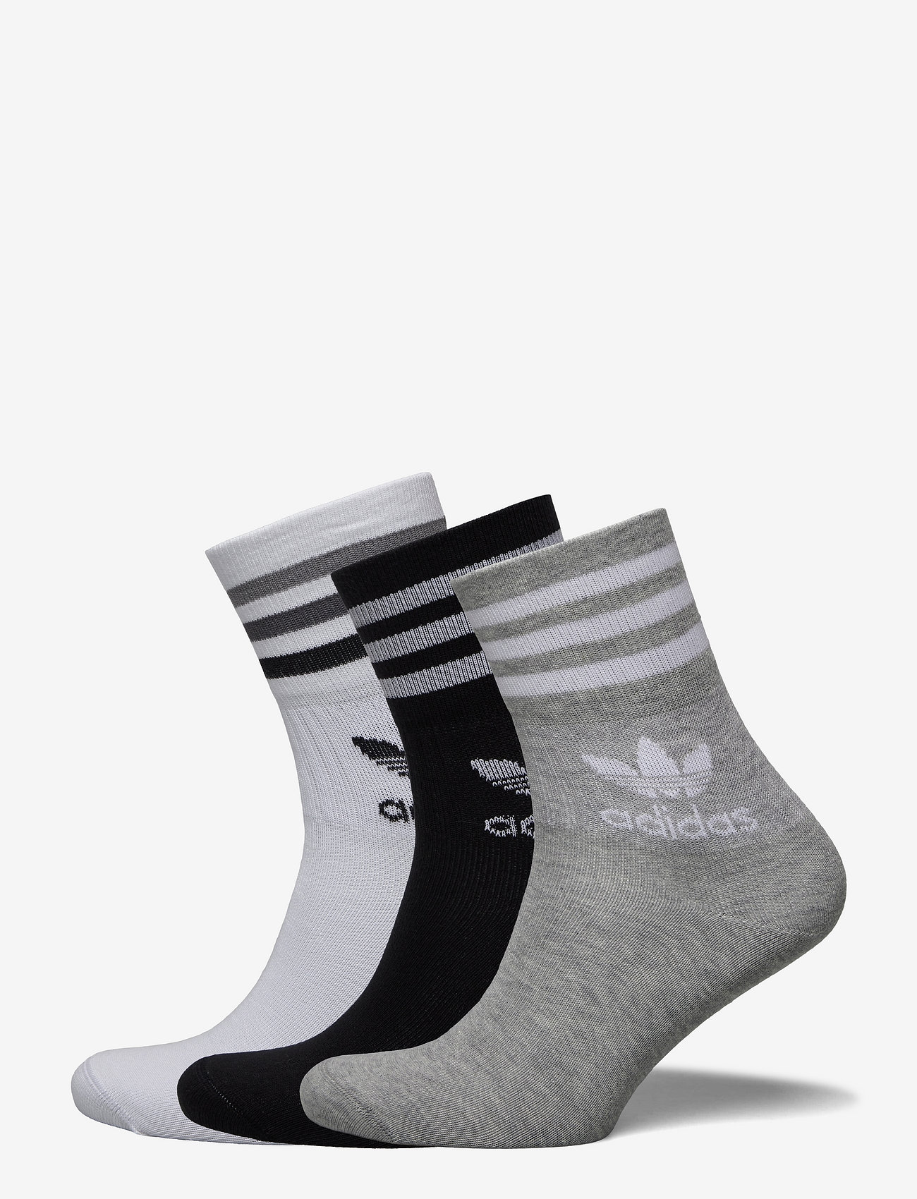 adidas Originals Mid Cut Crew Socks 3 Pairs - Regular socks | Boozt.com