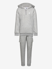 Half-Zip Hoodie Cargo Pants Set