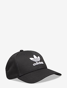Trefoil Baseball Cap - caps - black/white