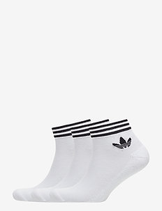 Trefoil Ankle Socks 3 Pairs - multipack sokken - white/black