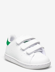 Stan Smith Shoes - matalavartiset tennarit - ftwwht/ftwwht/green
