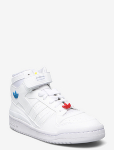 Forum Mid Shoes - hoog sneakers - ftwwht/redsld/brblue