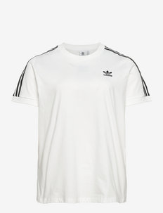 Adicolor Classics 3-Stripes Tee (Plus Size) W - t-shirts - white