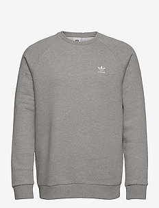 Adicolor Essentials Trefoil Crewneck Sweatshirt - klær - mgreyh