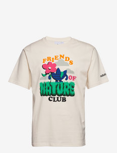 Friends Of Nature Club Ss Tee - t-shirts mit druck - nondye/multco