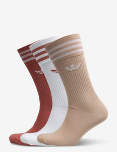 Solid Crew Socks 3 Pairs - regular socks - white/magbei/magear