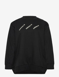 Crew Sweatshirt (Plus Size) W - sweatshirts - black