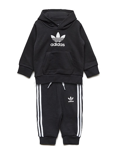 adidas trefoil hoodie schwarz