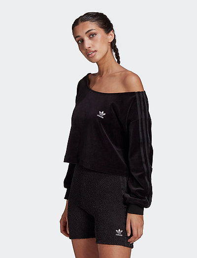 cold shoulder adidas sweatshirt