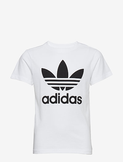 Trefoil T-Shirt - pattern short-sleeved t-shirt - white/black