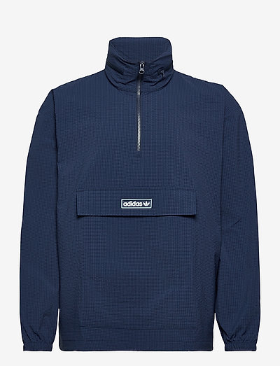 half zip windbreaker adidas