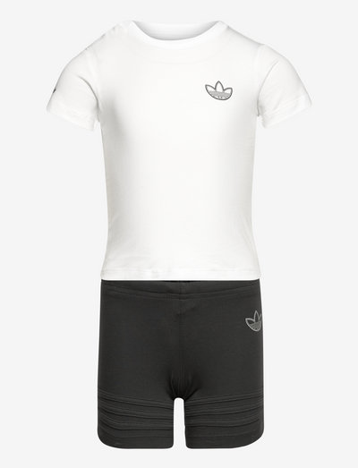 SPRT Collection Shorts and Tee Set - komplekti ar t-kreklu ar garām piedurknēm - white