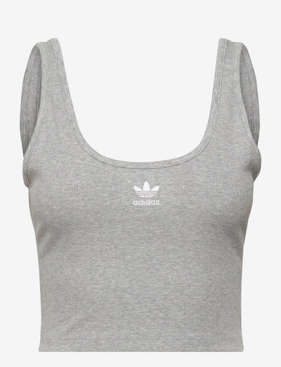 adidas gray crop top