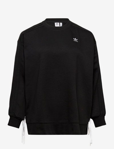 Always Original Laced Crew Sweatshirt (Plus Size) - sweatshirts - black