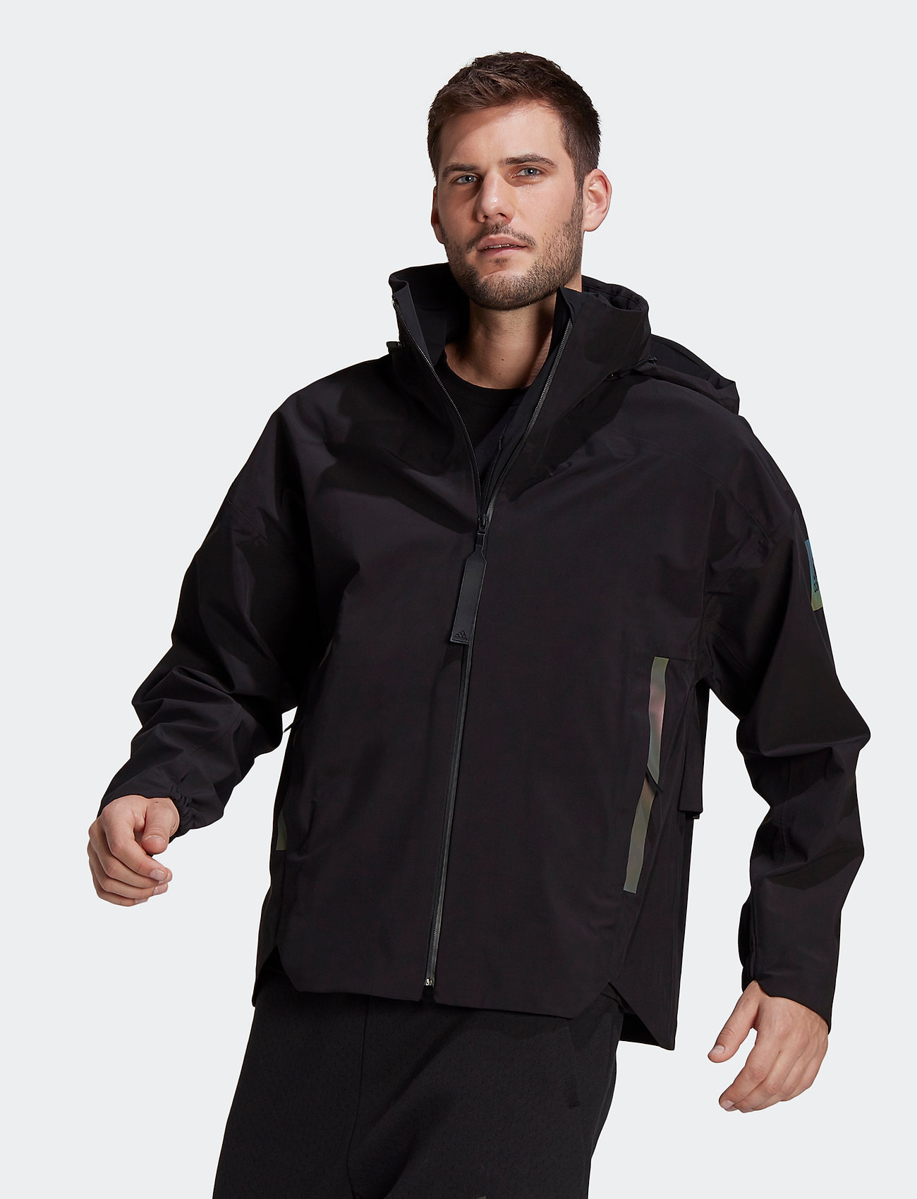 adidas Sportswear Myshelter Rain Jacket - 200 €. Buy Light Jackets from adidas Sportswear online at Boozt.com. Fast delivery and easy